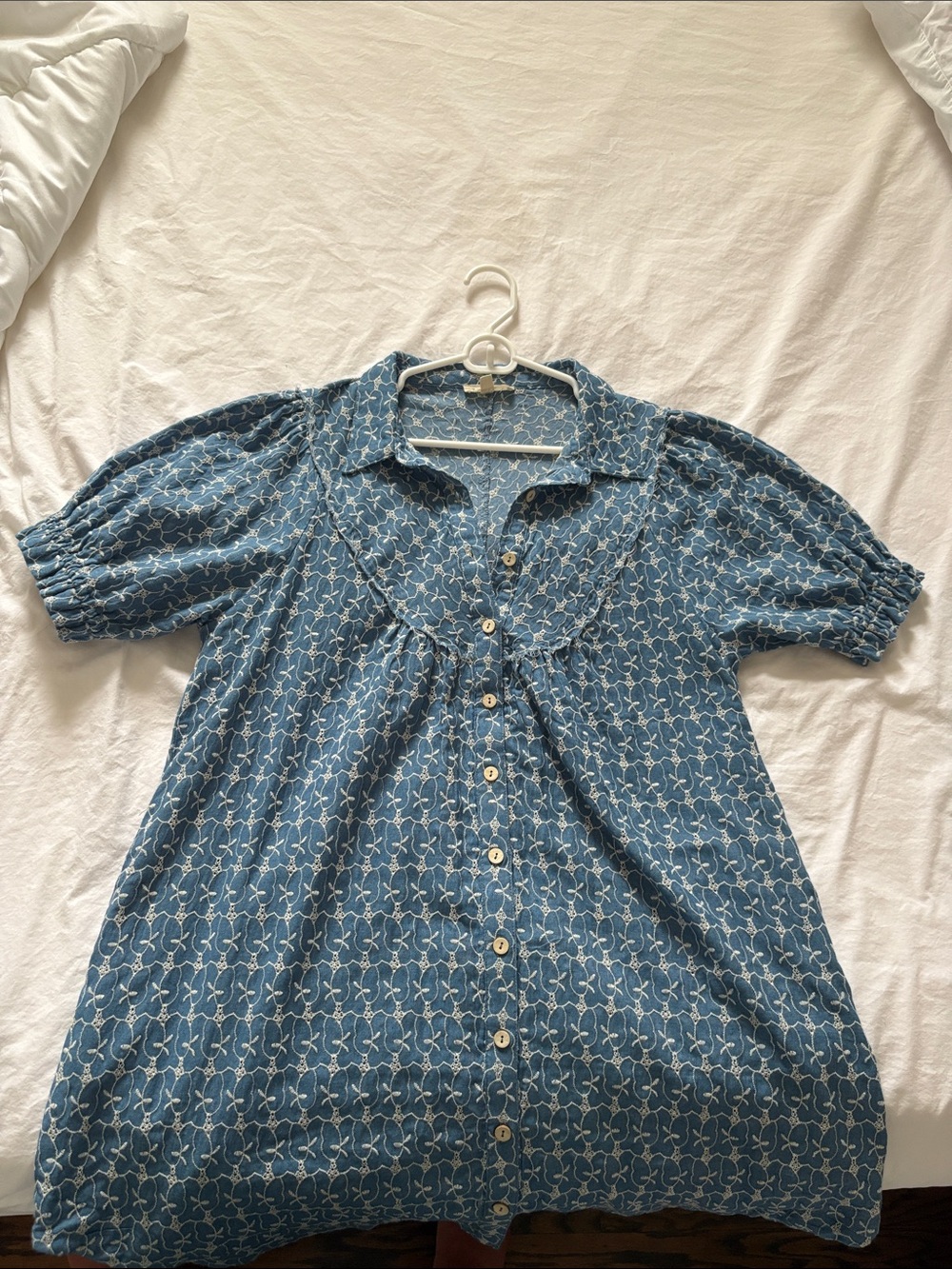 Light blue mini dress